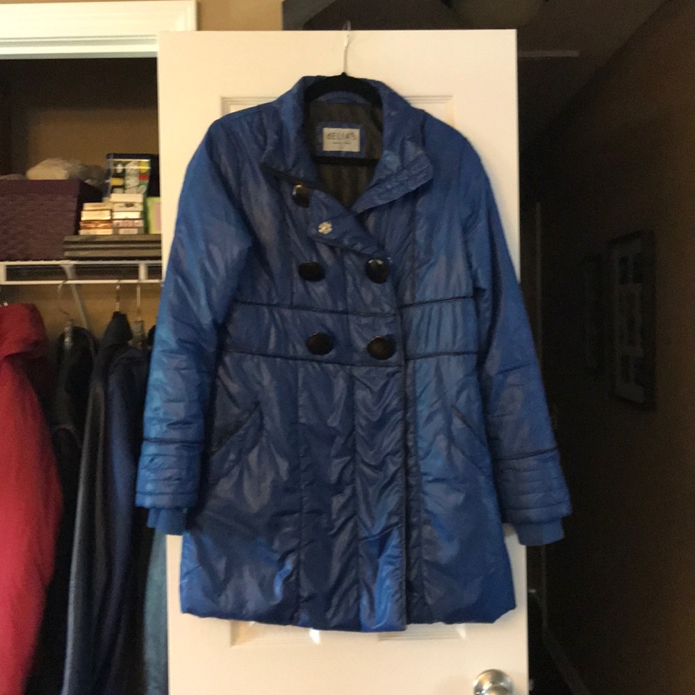 Blue Puffer Coat